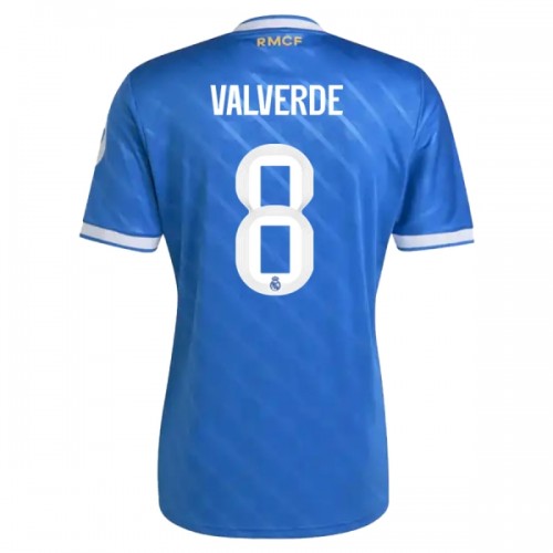 Dresovi Real Madrid Valverde 8 Treći 2025-26 - Kratki Rukavima Dresovi Real Madrid Valverde 8 Treći 2025-26 - Kratki Rukavima